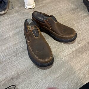 Skechers Dark Brown Slip-On Loafers